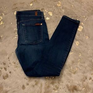 Seven for all mankind dark wash skinny Jeans